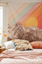 New Urban Outfitters Florent Bodart For Deny Mountainscape I Tapestry MSRP: $69