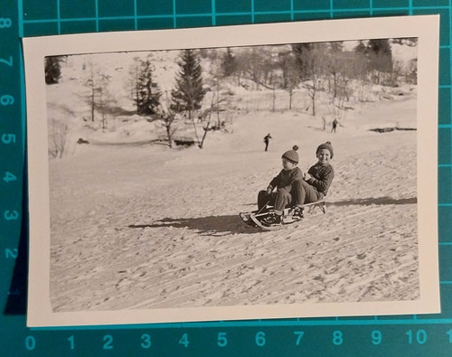 Photo enfants toboggan - photo,