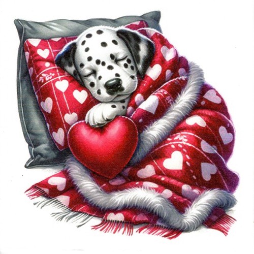 Serviettes papier chien - papier,
