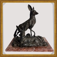 BRONZE ANIMALIER - COUPLE DE