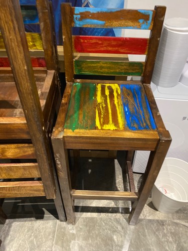 Tabouret bar vintage - de,