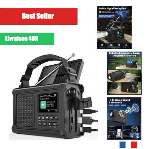 Radio manivelle dab - radio, dab/dab+/fm