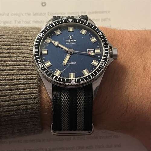 Yema superman montre watch - yema, montre/watch