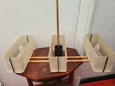 LUSTRE SUSPENSION VINTAGE 1950 MAISON ARLUS Dans Son Jus  De Trouvaille