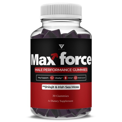 Max force male gummies - max,