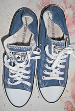 paire de sport bleue toile