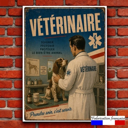 Plaque métal vintage - plaque,