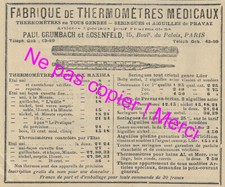 Fabrique de thermomètres