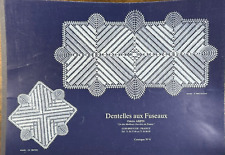 DENTELLE AUX FUSEAUX - 8 MODELES DE DENTELLES traditionnelles - O. Arpin - N°8