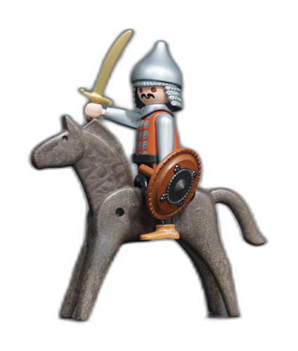 Playmobil chevalier cheval - à,