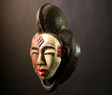 Masque africain art mural