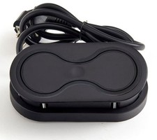 Bloc 2 prises Noir IP44