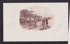 Antique Large Tag Lytho Cigar BN145983 Men's Bike Racing Cyclist