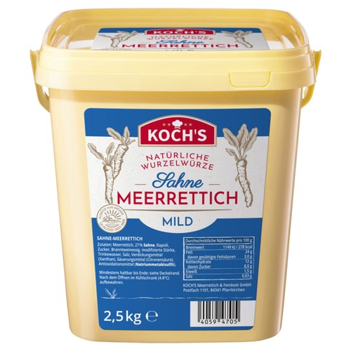Kochs raifort crémeux doux - raifort,