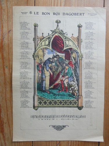 Gravure chanson populaire - , le