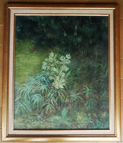 Tableau fleurs du jardin - :,