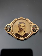broche début 1900 avec photo