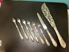 Lot De Couverts Manches Argent