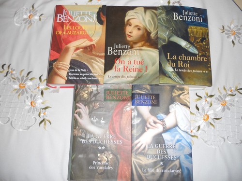 Juliette benzoni 5 livres - ,,