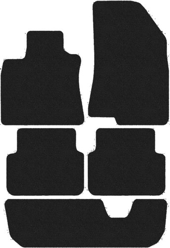 Anthracite velour tapis - anthracite, de