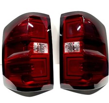 For 2014-2019 Silverado Sierra LED Tube Tail Lights Brake Reverse Lamps Red Lens