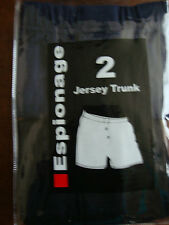 ESPIONAGE TWIN PACK JERSEY TRUNKS/BOXER SHORTS 2XL 3XL 4XL 5XL 6XL 7XL 8XL