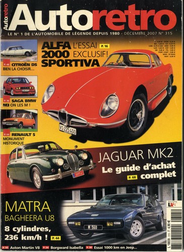 Auto retro 315 - auto, n°315