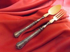 SALAD CUTLERY SILVER SHEATH