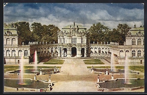 Carte postale dresde - postale, chenil