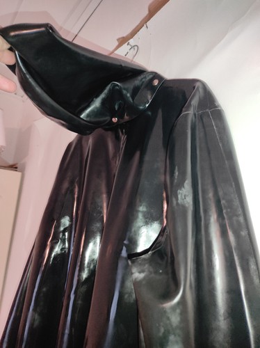 Manteau latex caoutchouc - manteau,