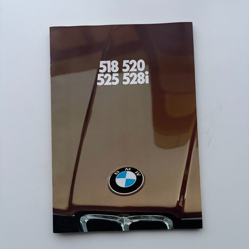 Brochure catalogue bmw - brochure, e12