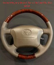 Toyota Land Cruiser 100 Series Steering Wheel Wood Grain