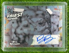Bron Breakker 2025 Topps WWE Finest Moments Auto The Vision IC Champion