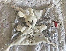 Doudou Lapin  Conejo Kiabi Baby Rabbit Hase Beige Nicotoy Simba Toys