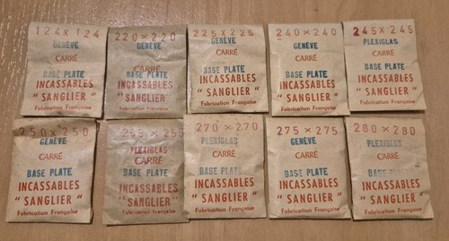 Lot verres plexi - lot, 10