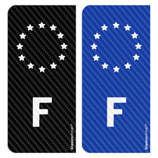 2 Stickers autocollant plaque