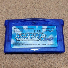 Pokemon Sapphire GBA 2002 Japan Version Nintendo Game Boy Advance Tested