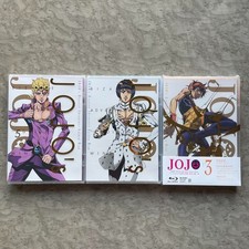 JoJo's Bizarre Adventure Golden Wind First Edition Version Blu-ray Vol. 1-3 JP