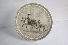 Plat à gâteaux en faïence