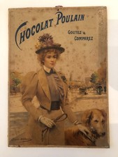 ANCIEN CARTON CHOCOLAT POULAIN