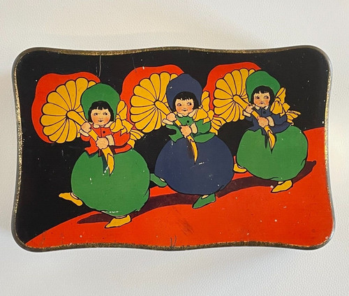 Ancienne très jolie boîte - et,