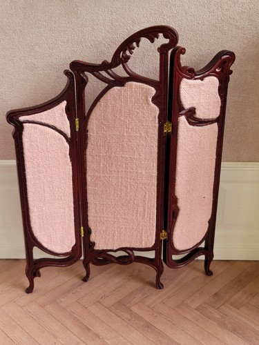 Paravent art nouveau miniature - paravent,