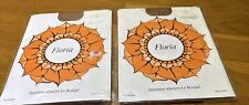 2 X Bas nylon Floria (Le Bourget) Sans Couture 15 . Taille 1. Vintage stockings.