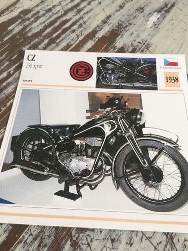 250 sport 1938 carte moto - 1938,