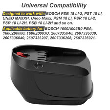 3,5Ah Batterie pour Bosch 18V PST PSR PSB 18 LI-2 2607336039 2607336040 Uneo Max