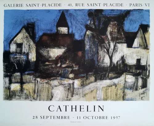 Bernard cathelin affiche - bernard,