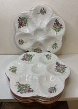 6 ASSIETTES À HUÎTRES DEMI-