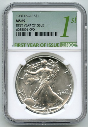 1986 american eagle dollar - eagle, en