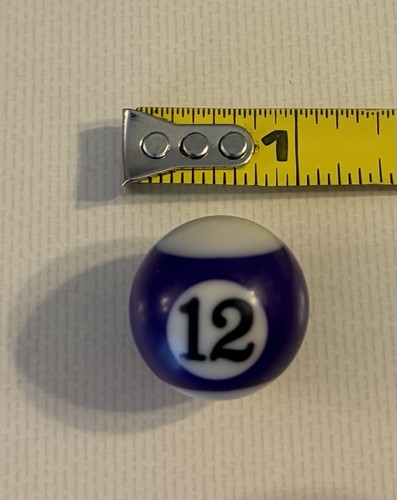 Miniature pool ball one - miniature,