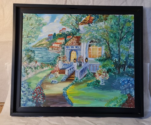 Tableau par allain huile art - par,